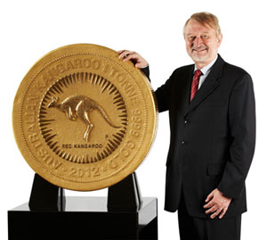 The Biggest Gold Coin in the World! Perth mint 1 ton gold coin