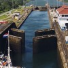 Panama Canal Gatun Locks opening an IRA